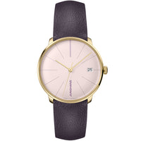 Thumbnail for Automatic Watch - Junghans Meister Fein Kleine Ladies Purple Watch 27/7232.00