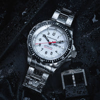 Thumbnail for Automatic Watch - Marathon Arctic Edition Jumbo Diver's Automatic (JDD) - 46mm No Government Markings Stainless Steel WW194021BRACE-WD