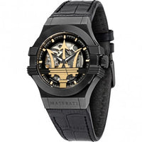 Thumbnail for Automatic Watch - Maserati Men's Black Potenza Watch MSR8821108036