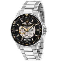 Thumbnail for Automatic Watch - Maserati Men's Black SFIDA Watch MSR8823140002