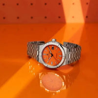 Thumbnail for Automatic Watch - Maurice Lacroix Aikon Automatic Limited Summer Edition 42mm Men's Orange Watch AI6008-SS00F-530-E