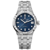 Thumbnail for Automatic Watch - Maurice Lacroix Ladies Blue Aikon Automatic Watch AI6006-SS002-450-1