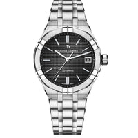 Thumbnail for Automatic Watch - Maurice Lacroix Men's Black Aikon Automatic Stainless Steel Watch AI6007-SS002-330-1