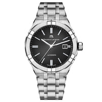 Thumbnail for Automatic Watch - Maurice Lacroix Men's Black Aikon Automatic Stainless Steel Watch AI6008-SS002-330-1