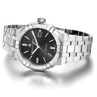 Thumbnail for Automatic Watch - Maurice Lacroix Men's Black Aikon Automatic Stainless Steel Watch AI6008-SS002-330-1