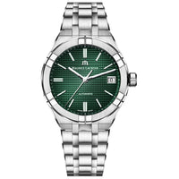 Thumbnail for Automatic Watch - Maurice Lacroix Men's Green Aikon Automatic Stainless Steel Watch AI6007-SS002-630-1