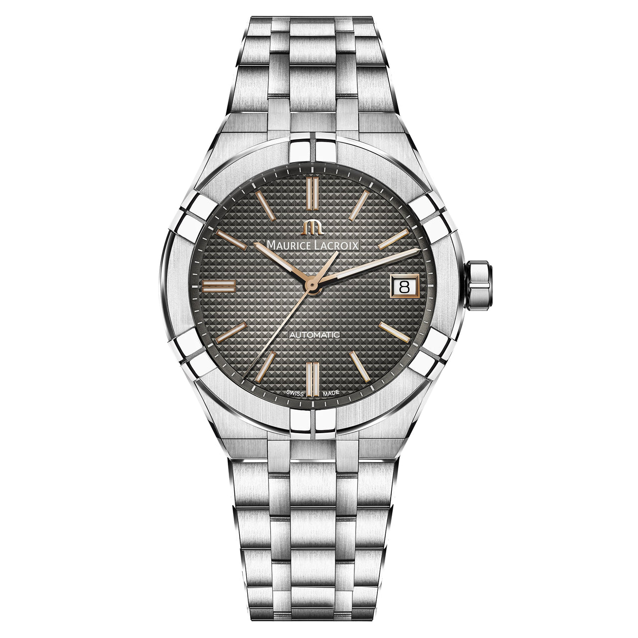 Automatic Watch - Maurice Lacroix Men's Grey Aikon Automatic Watch AI6007-SS002-331-1