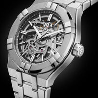 Thumbnail for Automatic Watch - Maurice Lacroix Men's Skeleton Aikon Automatic Watch AI6007-SS002-030-1