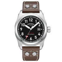 Thumbnail for Automatic Watch - Rotary Commando Pilot Auto Men's Brown Watch GS05470/19