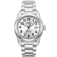 Thumbnail for Automatic Watch - Rotary Commando Pilot Auto Men's Silver Watch GB05470/22