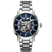 Thumbnail for Automatic Watch - Rotary Greenwich Skeleton Men's Blue Watch GB05350/05