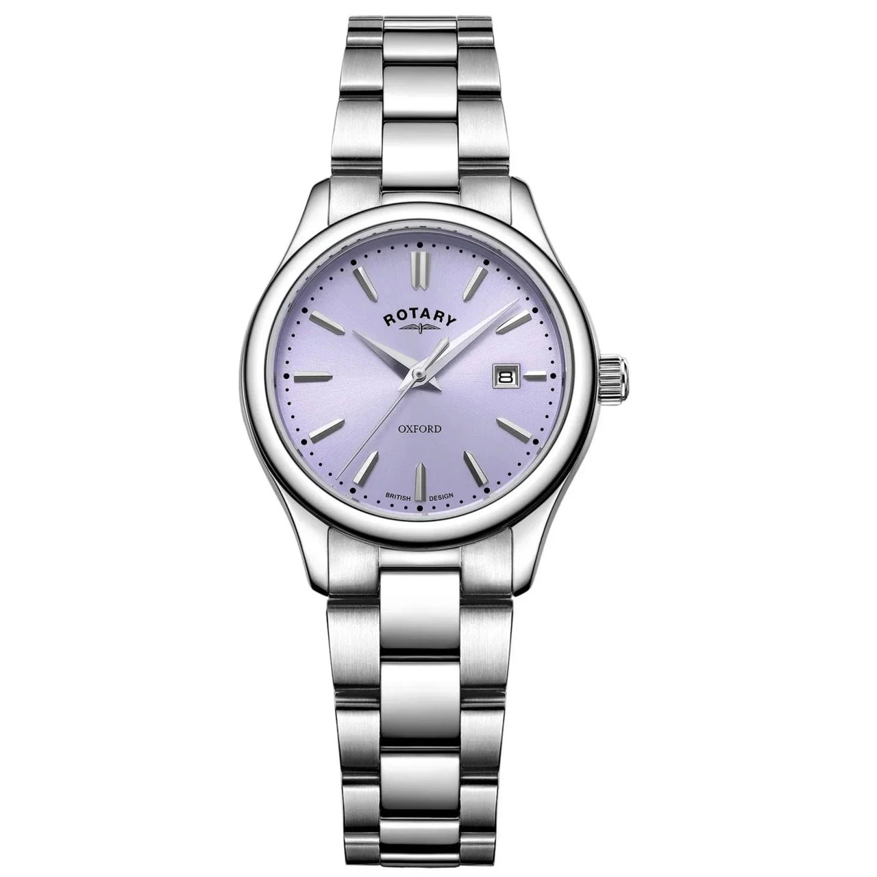 Automatic Watch - Rotary Oxford  Auto Ladies Silver Watch LB05092/75