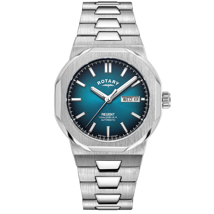 Automatic Watch - Rotary Regent Auto Men's Blue Watch GB05490/73