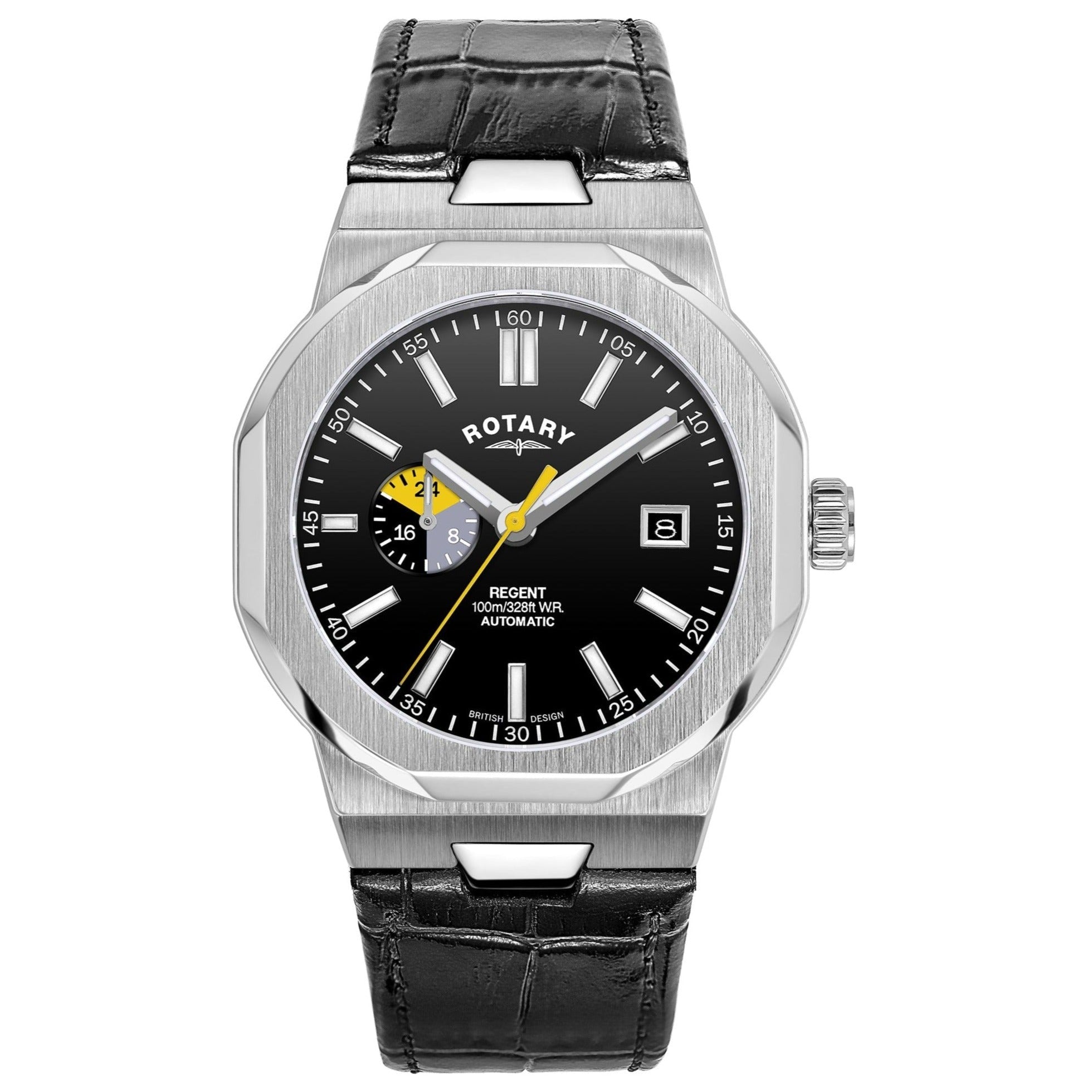 Automatic Watch - Rotary Regent Men's Black Watch GS05455/04