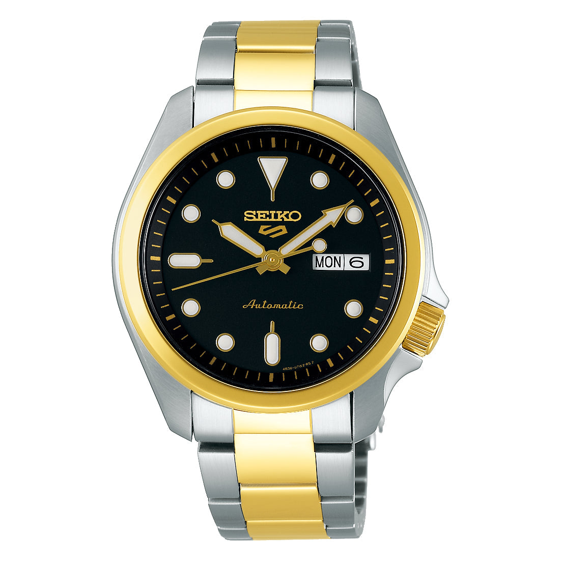 Automatic Watch - Seiko Men's Two-Tone 5 Sports Watch SRPE60K1