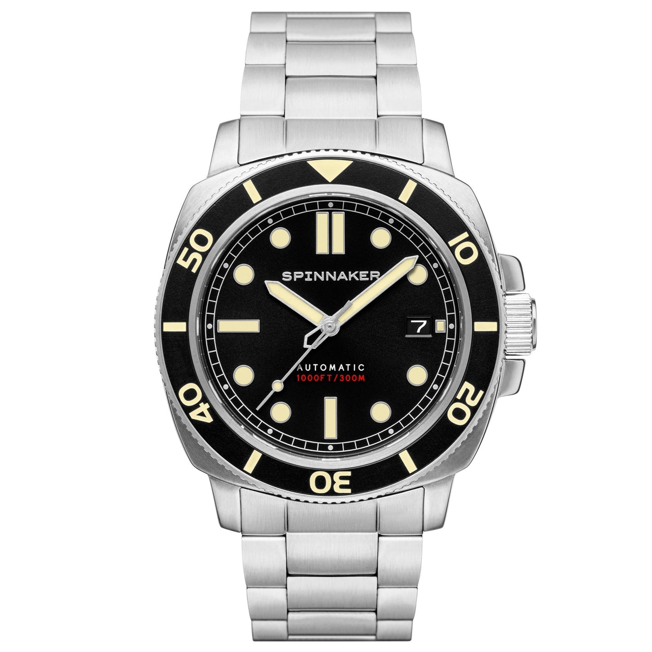 Spinnaker Hull Diver Men’s Black Automatic Dive Watch