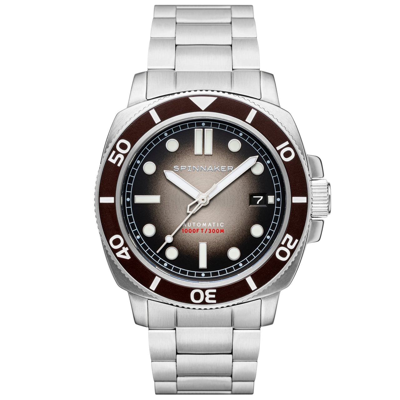 Spinnaker Hull Diver Brown Men's Automatic Dive Watch