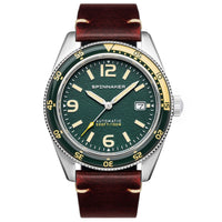 Thumbnail for Spinnaker Fleuss Men's Green Brown Automatic Watch