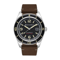 Thumbnail for Spinnaker Fleuss Men's Black Brown Automatic Watch