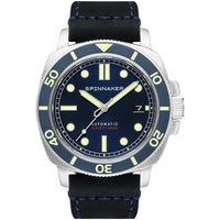 Thumbnail for Spinnaker Hull Diver Blue Dial Men's Automatic Watch
