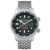 Thumbnail for Spinnaker Bradner Green Automatic Men's Diver Watch