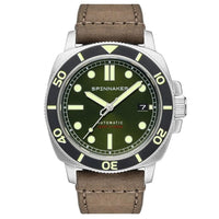 Thumbnail for Spinnaker Hull Diver Men’s Green Dial Automatic Watch