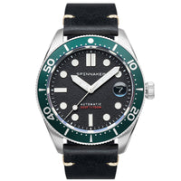 Thumbnail for Spinnaker Croft Mid-Size Automatic Black Men's Dive Watch
