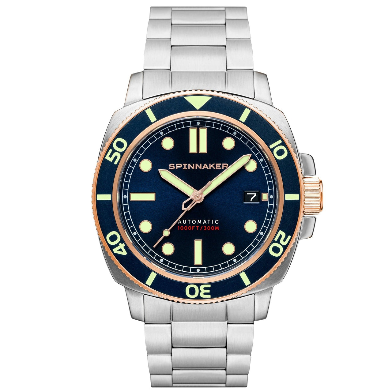 Spinnaker Hull Diver Men's Automatic Blue Dial Watch