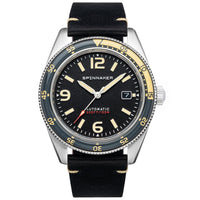 Thumbnail for Spinnaker Fleuss Men's Grey Black Automatic Watch
