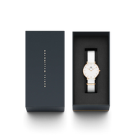 Thumbnail for Daniel Wellington Ladies Petite Dover White Watch DW00100313