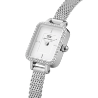 Thumbnail for Daniel Wellington Quadro Mini Lumine Bezel Silver Watch DW00100732