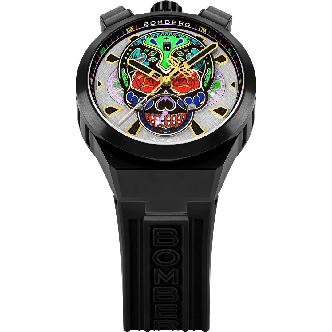 Bomberg Men's Bolt-68 Neo Calaveras Multicolour Watch BF44CHAPBA.04-5.12