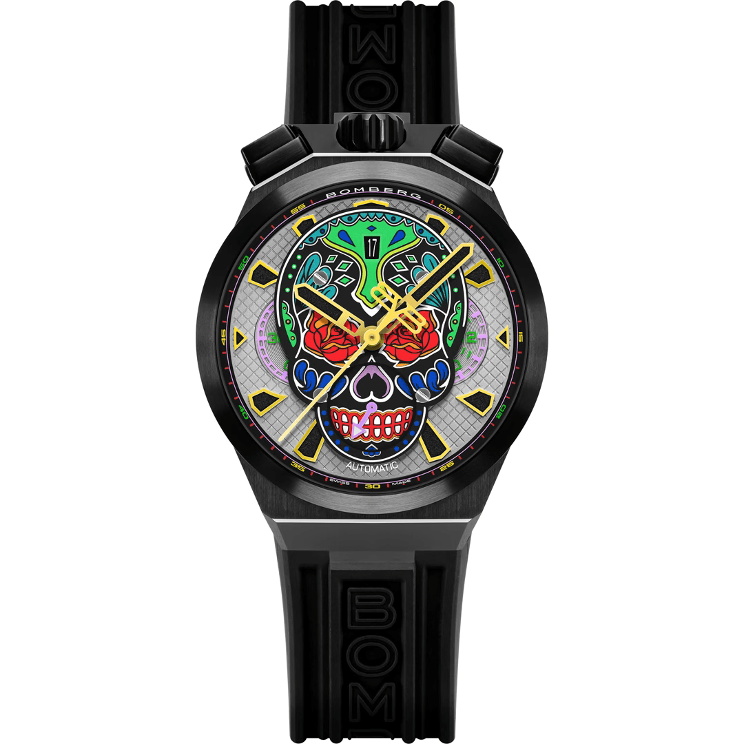 Bomberg Men's Bolt-68 Neo Calaveras Multicolour Watch BF44CHAPBA.04-5.12