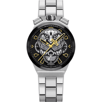 Thumbnail for Bomberg Men's Bolt-68 Neo Calaveras Black Silver BF44CHASP.04-4.12