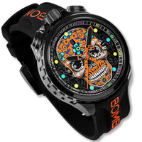 Thumbnail for Bomberg Sugar Skull Men's Orange BS45CHPBA.060-9.12