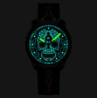 Thumbnail for Bomberg Sugar Skull Men's Orange BS45CHPBA.060-9.12