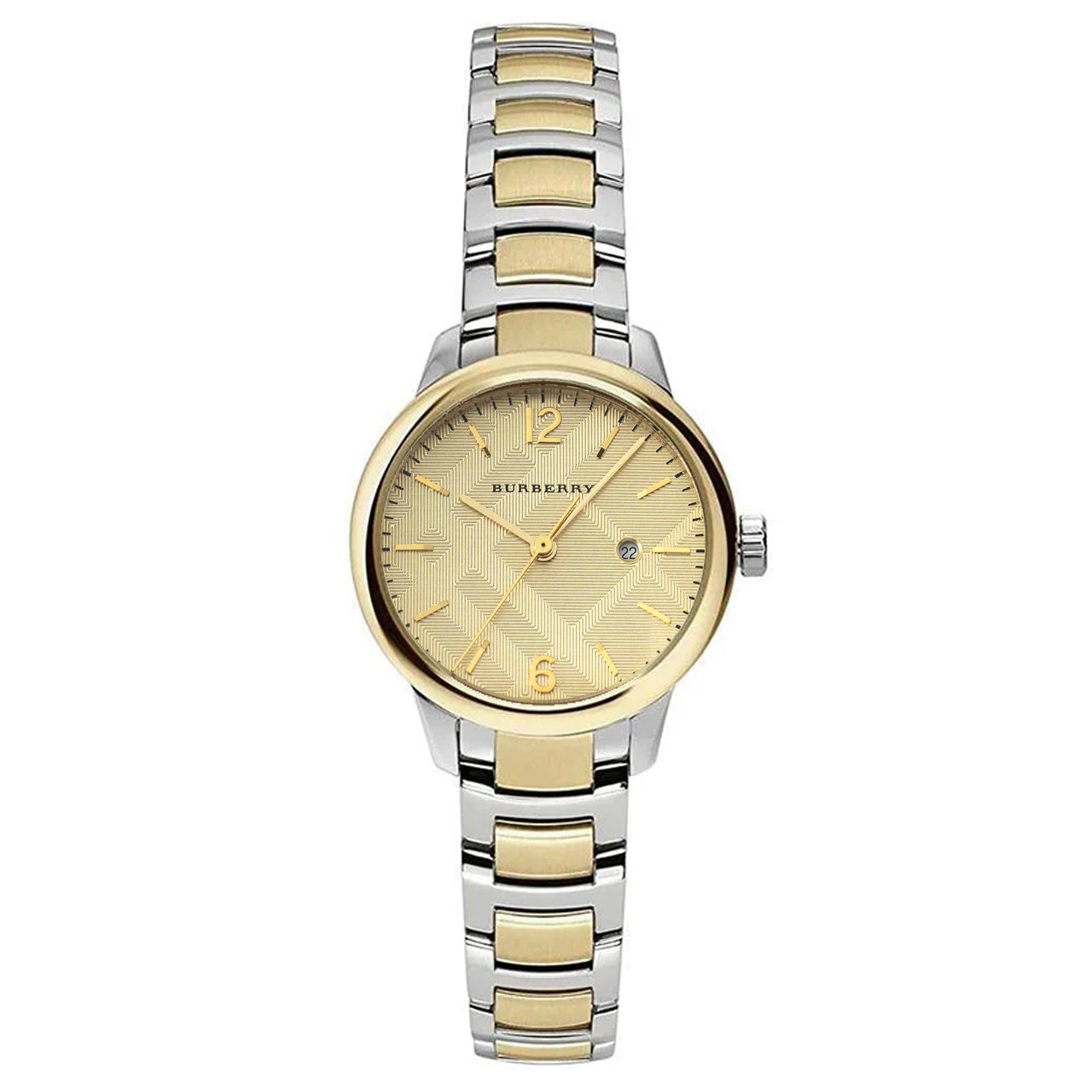 Burberry Ladies Watch Swiss Classic Two Tone 32mm