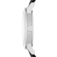 Thumbnail for Burberry BU10008 Men's Check Stamped Black White Watch