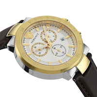 Thumbnail for Versace Urban Mystique Men's Chronograph White Gold Watch VEPY01321