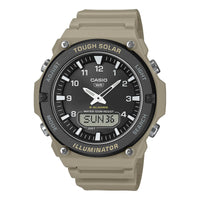 Thumbnail for Casio Tough Solar 50mm Green Black Men's Watch