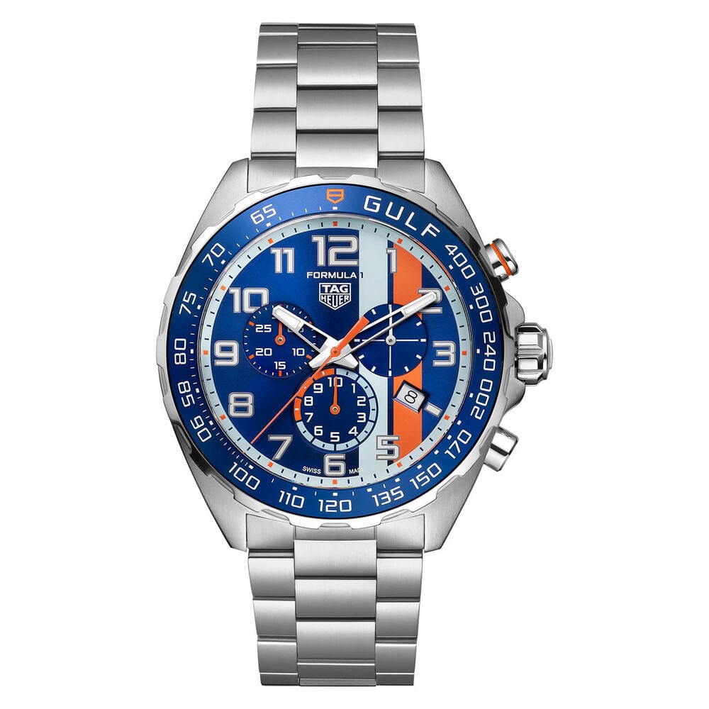 Tag Heuer Watch Formula 1 Gulf Chronograph Steel