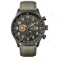 Thumbnail for Chronograph Watch - AVI-8 Dark Earth Hawker Hurricane Chronograph Watch AV-4011-0E