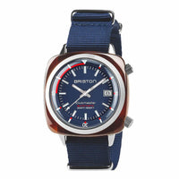 Thumbnail for Chronograph Watch - Briston Blue Clubmaster Diver Automatic Watch 17642.SA.TD.15.NNB