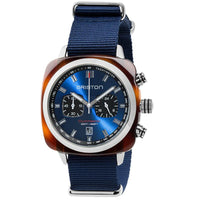 Thumbnail for Chronograph Watch - Briston Blue Clubmaster Sport Nylon Chronograph Briston Watch 17142.SA.TS.9.NNB