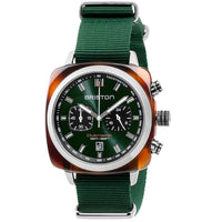 Thumbnail for Chronograph Watch - Briston Green Clubmaster Sport Nylon Chronograph Briston Watch 17142.SA.TS.10.NBG