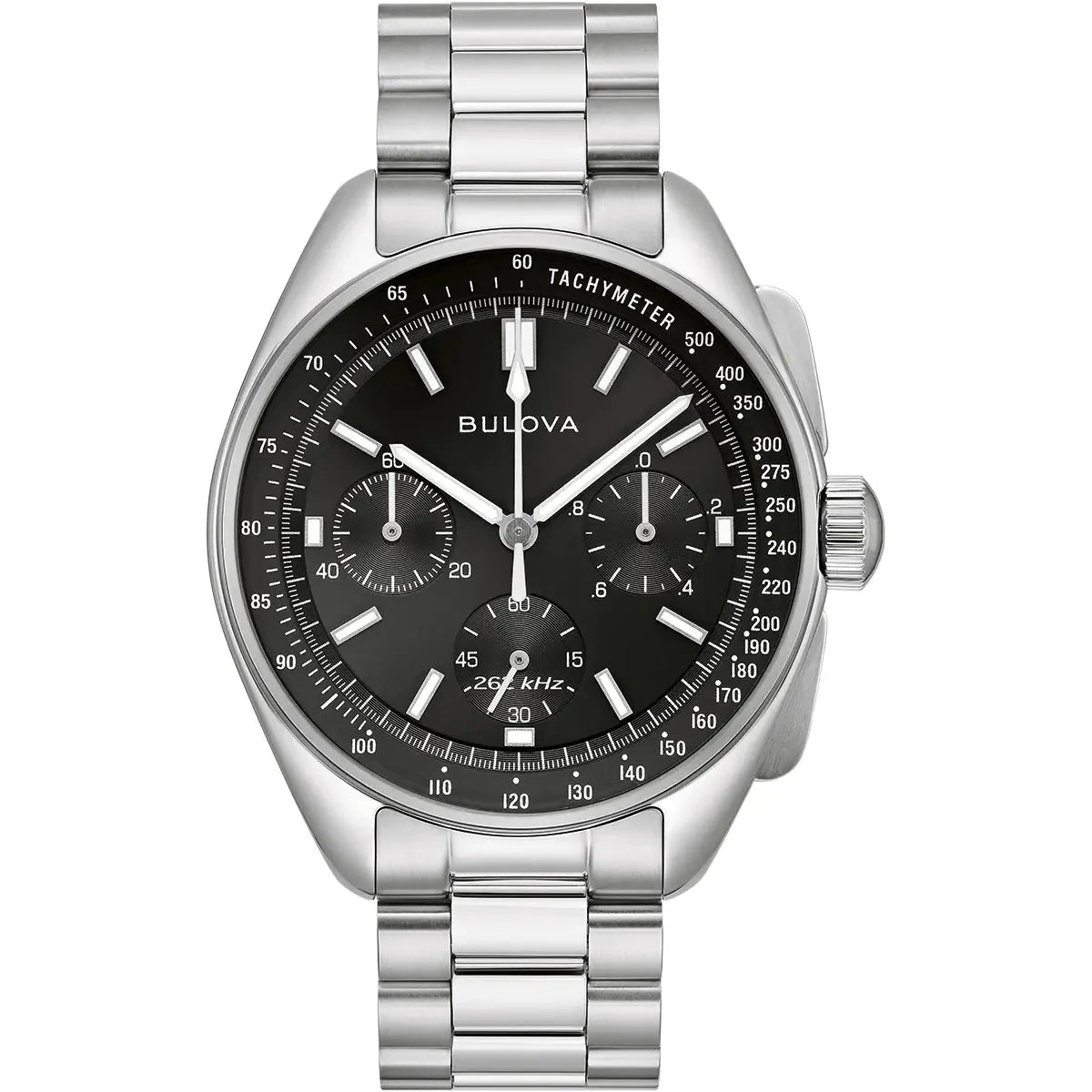 Chronograph Watch - Bulova Lunar Pilot Chrono Men's Silver Watch 96K111