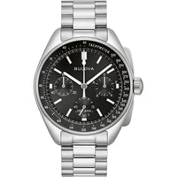 Thumbnail for Chronograph Watch - Bulova Lunar Pilot Chrono Men's Silver Watch 96K111