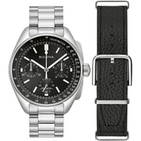 Thumbnail for Chronograph Watch - Bulova Lunar Pilot Chrono Men's Silver Watch 96K111