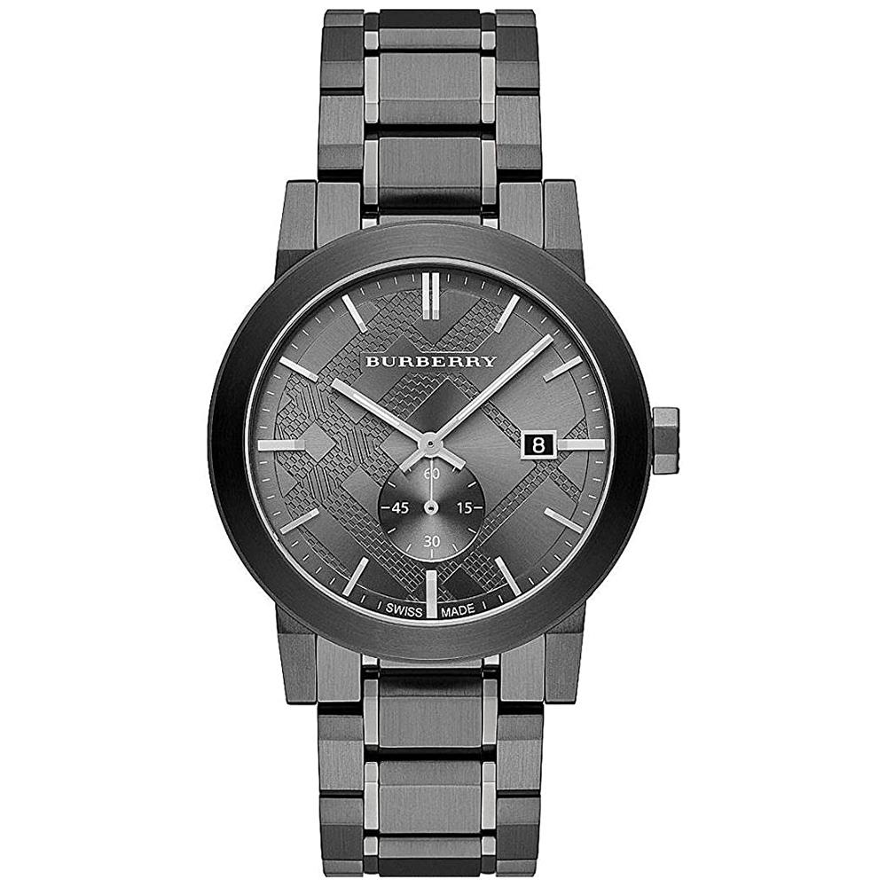 Chronograph Watch - Burberry BU9902 Men's Gunmetal Grey Chronograph Watch