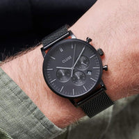 Thumbnail for Chronograph Watch - Cluse Black Aravis Chronograph Watch CW0101502007